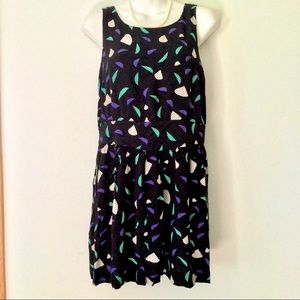 Cooperative Navy Print Adorable Dress NWOT